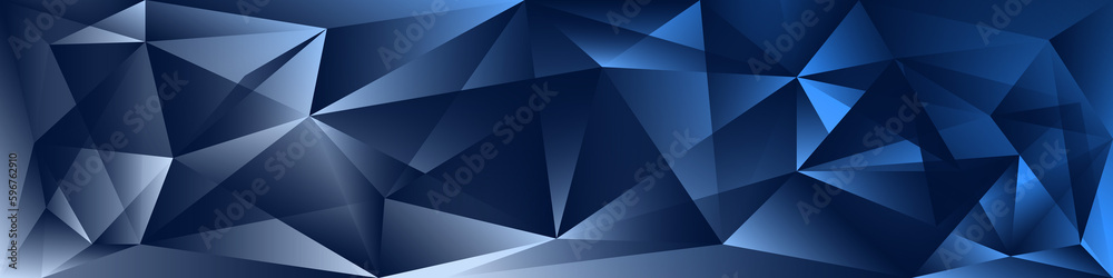 Abstract blue low poly background design Stock Illustration | Adobe Stock