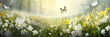 Photorealistic Easter spring background- Generative KI.