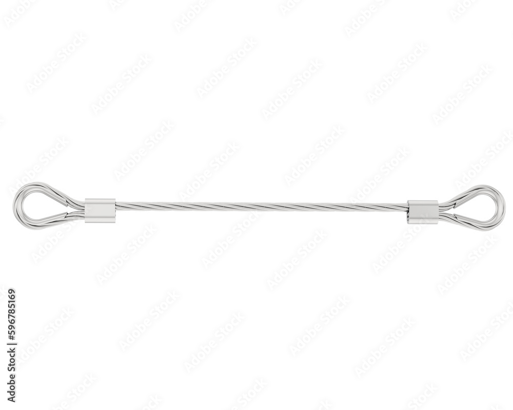 Wire Rope Free 3d Model Wire rope isolated on transparent background. 3d rendering ...