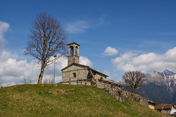 Canvas Print - paesaggio montano