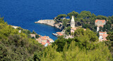 Fototapeta  - view over Veli Losinj , island Losinj, Croatia