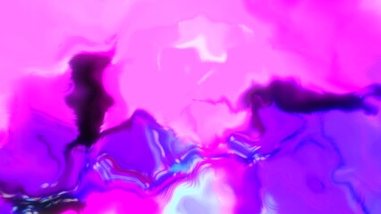 Poster - Flickering energy pulses in colorful pattern of spot. Motion. Bright colorful spots move with electric pulses. Electric pulses flash in colorful plastic pattern
