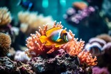 Fototapeta Do akwarium - fish in aquarium