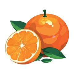 Poster - Fresh organic citrus fruit symbolizes healthy eating