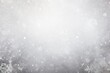 pristine white winter wonderland with falling snowflakes. Generative AI