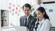 © M+Isolation+Photo - Asian male and female business partners for company registration Working with computer working together, Accrual Basis, conversion Costs, Capital Stock, Current Liabilities, Cash Short and Over