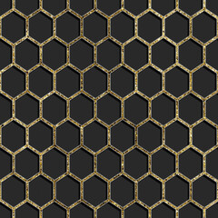 Wall Mural - Luxury Honeycomb Texture