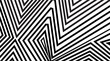 Abstract geometric stripe background, black and white vector illustration.	
