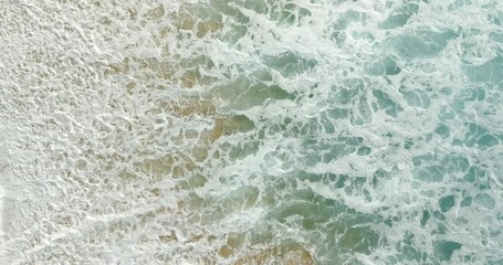 Canvas Print - Ocean beach waves in Hawaii