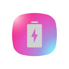 Sticker - Battery Charging - Pictogram (icon) 