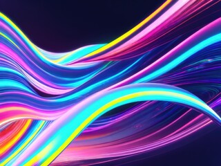 Wall Mural - Abstract colorful fluid design background. Generative AI