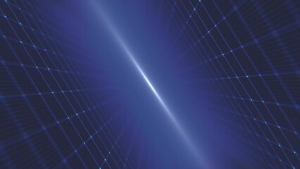 Poster - abstract technology grid background/ 4k animation of an abstract fractal synthwave grid technology b