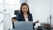 © Phushutter - Portrait of female asian lawyer manager in formal suit working with signed insurance contract law, legal, legislation, online consulting real estate clients close deal in realtor office.