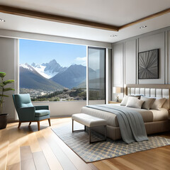 Wall Mural - modern living room