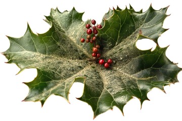 holly leaves and berries