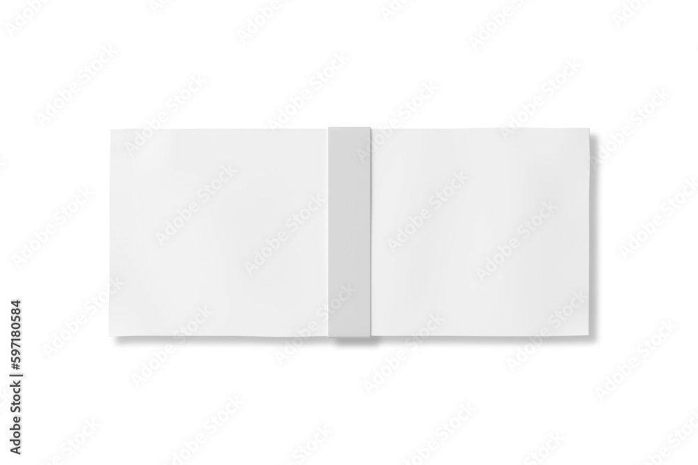 Empty Banknote Blank white banknote stack mock up isolated white background, top view ...