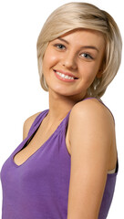 smiling young woman portrait