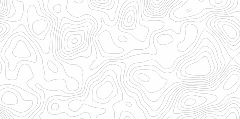 Seamless pattern with White sea map and dots topographic contours map background,curved reliefs abstract background. Topographic map patterns, topography line map. White background with topographic.