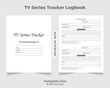 © Soma - TV Series Tracker Logbook KDP Interior