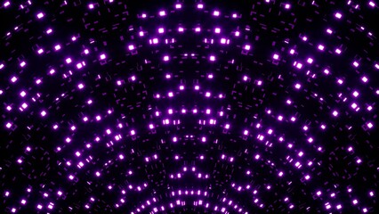 Sticker - Purple dotted pattern light background