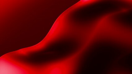 Poster - Colored liquid texture bends in waves. Design. Diagonal strip of liquid texture with wavy curves. Background with wavy curves of moving fabric or liquid