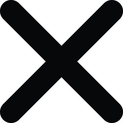 Poster - wrong icon vector . delete icon . cancel icon . close mark . exit icon