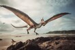 A pterosaur species, lived in the Early Cretaceous period, with a wingspan of up to 5m, and known for its fish-eating habits. Generative AI