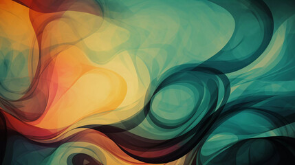 Wall Mural - abstract colorful background