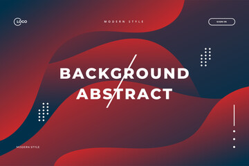 3D Background Modern Wave curve abstract presentation, adorned with abstract decoration, halftone gradients, and 3D vector illustration, is an ideal choice for a landing page website.