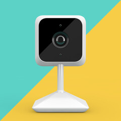 Poster - White Modern Web Camera. 3d Rendering