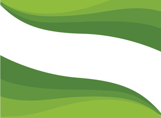 Wall Mural - Abstract green wave and space to put text vector illustration design green background color geometric creative for business banner, brochure , poster, flyer, card, cover
