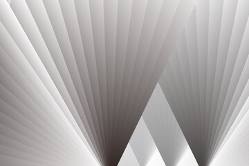 Poster - white lines fan out against an abstract textured background