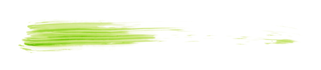 Green brush isolated on transparent background. lime green brush png