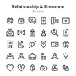© Ahmad - Relationship and romance icon set