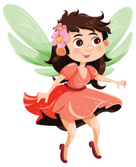 Poster - Beautiful fairy cartoon character