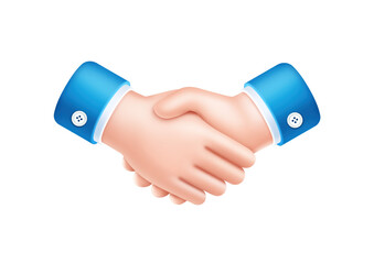 Wall Mural - shake hands sign symbol icon