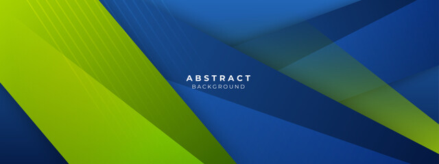 blue and green geometric shapes abstract background geometry shine and layer element vector for presentation design. Suit for business, corporate, institution, party, festive, seminar, and talks.