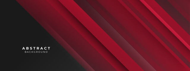 Minimal black and red geometric shapes abstract modern background design. Design for banner