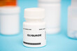 Glyburide medication In plastic vial