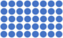 Dark Blue Pattern With Circles Star Pattern Seamless Repeat Style,, Replete Image Design For Fabric Printing
