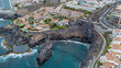 Los Gigantes - cliffs and town in Tenerife
