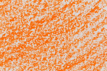 Wall Mural - Orange color crayon hand drawing texture