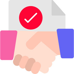 Canvas Print - Agreement Icon