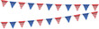 USA Independence Day banner template American flag balloons decor. 4th of July celebration poster template. Vector