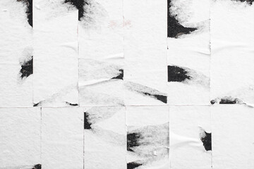 Abstract background of torn white paper.