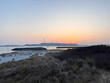 Sonnenuntergang Helgoland von Insel Düne aus beobachtet