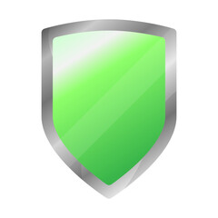 Poster - Shield vector icon. Two-factor security vector icon. Protection and defense vector.