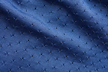Blue sports clothing fabric football shirt jersey texture