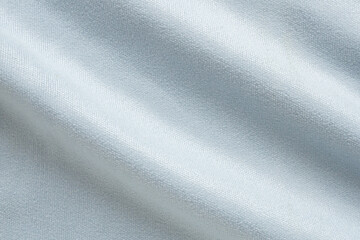 Abstract blue fabric texture with soft wave background