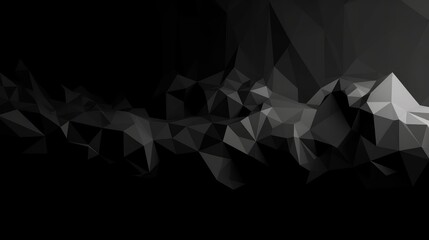 Wall Mural - Minimalistic Low Polygon Background Design - Abstract Art - Generative AI